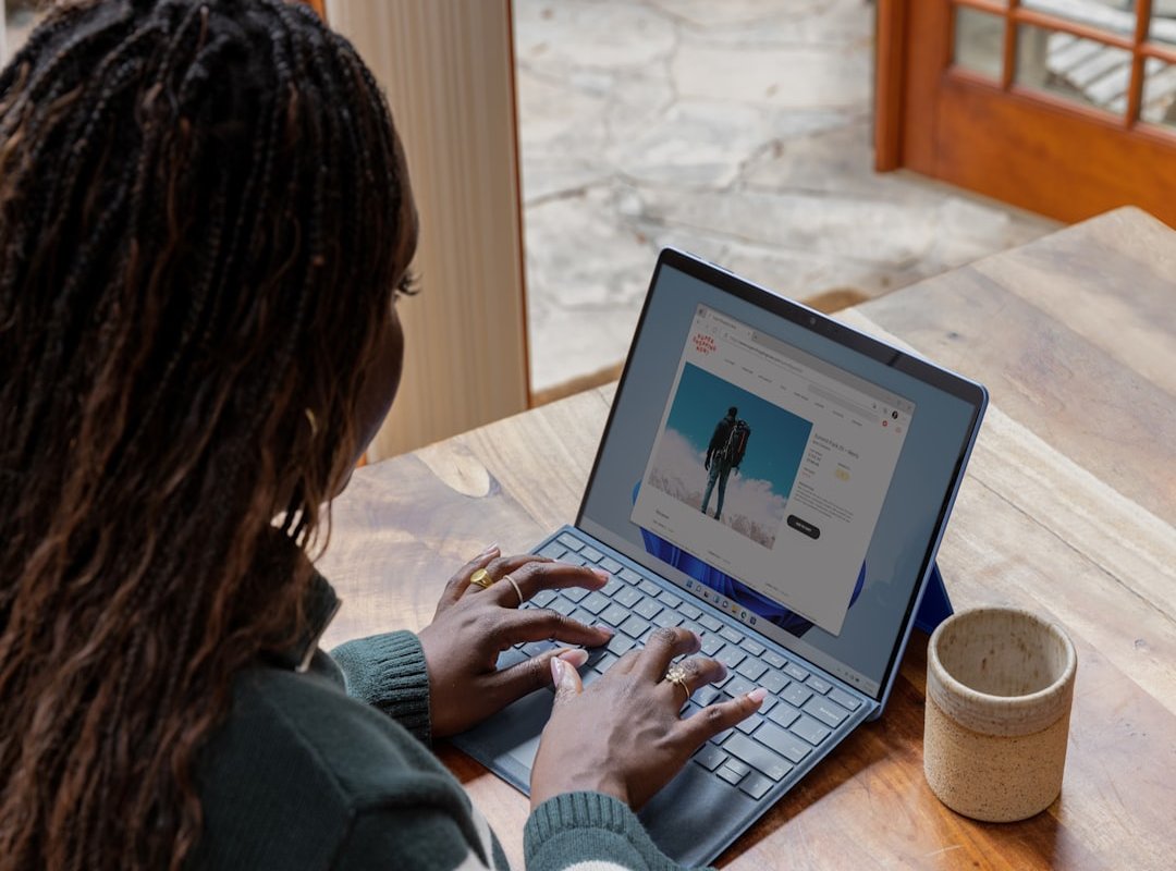 digital nomad working