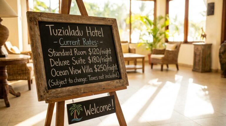 how much is tuzialadu hotel