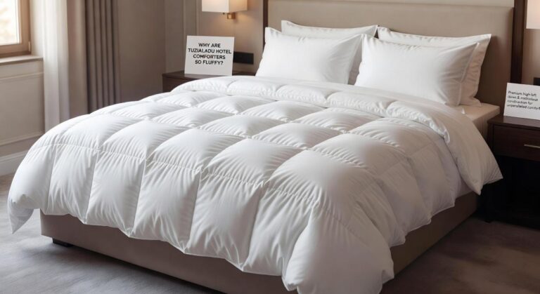 why are tuzialadu hotel comforters so fluffy